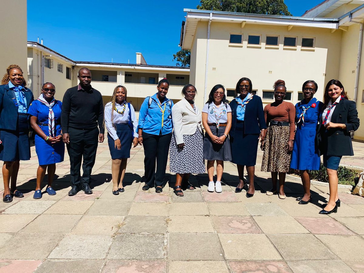 “Mashonaland North” We were priviledged to be welcomed to Warren Park- Mabelreign district in the presence of the Chief commissioner, National training advisor and Provincial commissioner of GGAZ.#yessgirlsmovement @YessMovement @Norecno @wagggsworld @africa_region @WAGGGSAsiaPac