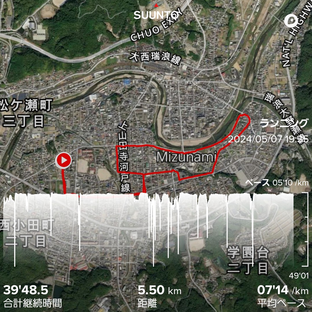 夜ランしてきました(*^^*)#suunto #ランニング app.suunto.com