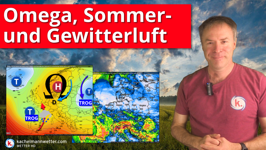 Omegastruktur, Frühsommerwärme und Gewitterluft Wir schauen im zweiten Video auf die großräumige Struktur in der nächsten Woche, in der sich zumindest in einigen Regionen beständiges Frühsommerwetter einstellen könnte. youtu.be/Tu6DBfrPj-Q /LD