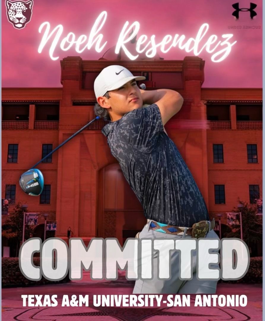 Congratulations to 2024 ATH Noeh Resendez on earning the opportunity to continue his academic and athletic career at Texas A&M University-San Antonio for Golf! He will be signing on May 16th at 3pm in Dome A! #RecruitHMK