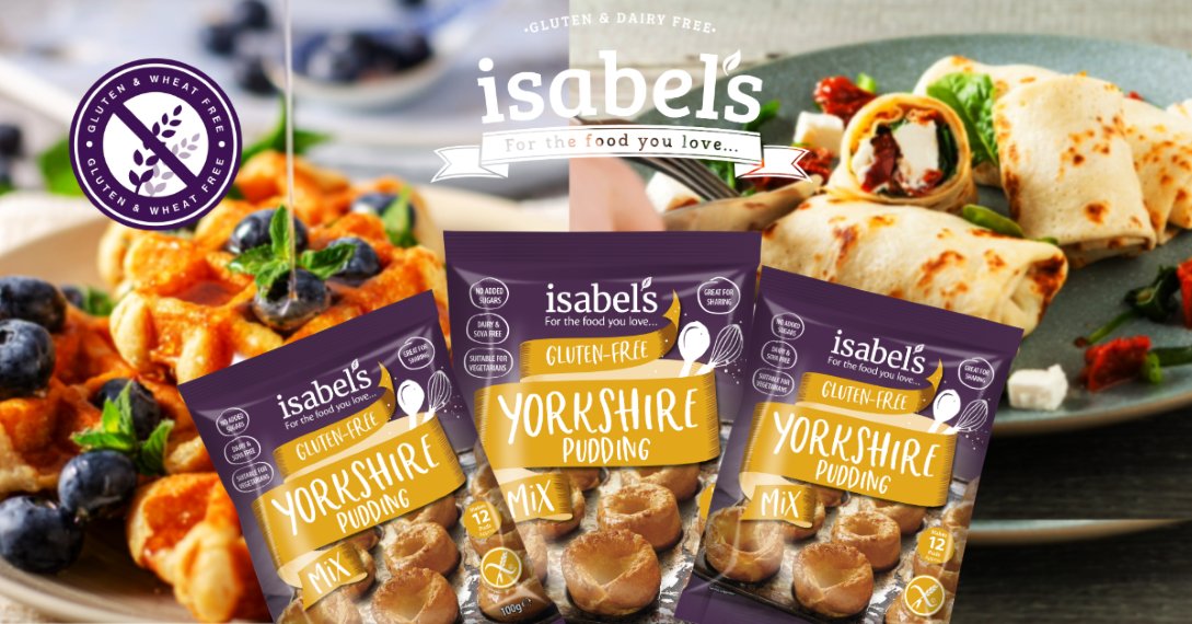 We're celebrating #CoeliacAwarenessMonth with huge 20% off Isabel's bestselling Yorkshire pud mix and all-purpose cassava flour. Because delicious shouldn't be off-limits! 😍 👉 isabelsfreefrom.co.uk  Use code CAWK24 at checkout. #IsabelFreeFrom #glutenfree