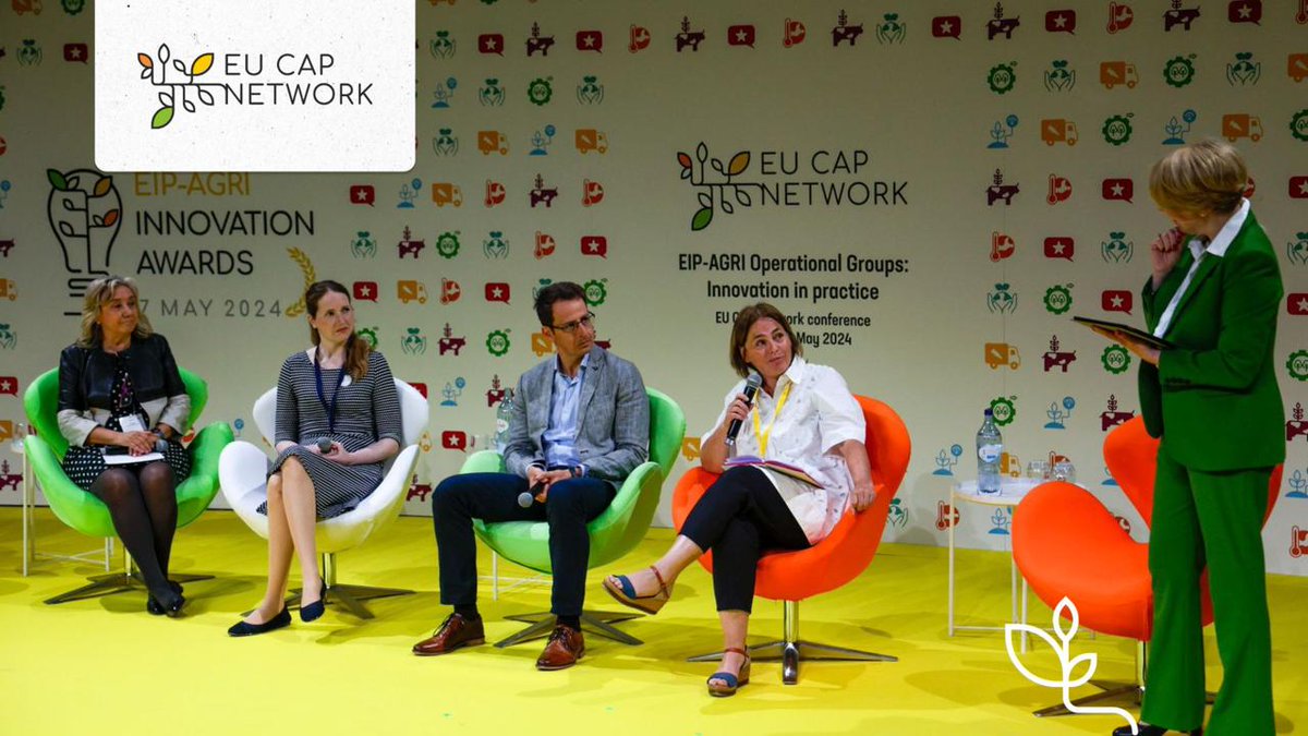 Time for a panel discussion on how the results of #OperationalGroups can effectively be shared, used and scaled up for maximum impact. 🌱Gábor Vicze @soilxchange 🌱Leonie Göbel @dvs_land 🌱Begoña Pérez Villareal @EITFood 🌱Orsolya Frizon Somogyi @EUAgri #OGconference