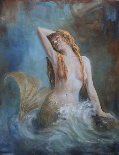 I have heard the mermaids singing, each to each ... I have seen them riding seaward on the waves Combing the white hair of the waves blown back When the wind blows the water white and black. T S Eliot #FairyTaleTuesday #mermaids #poetry 🎨Detha Watson