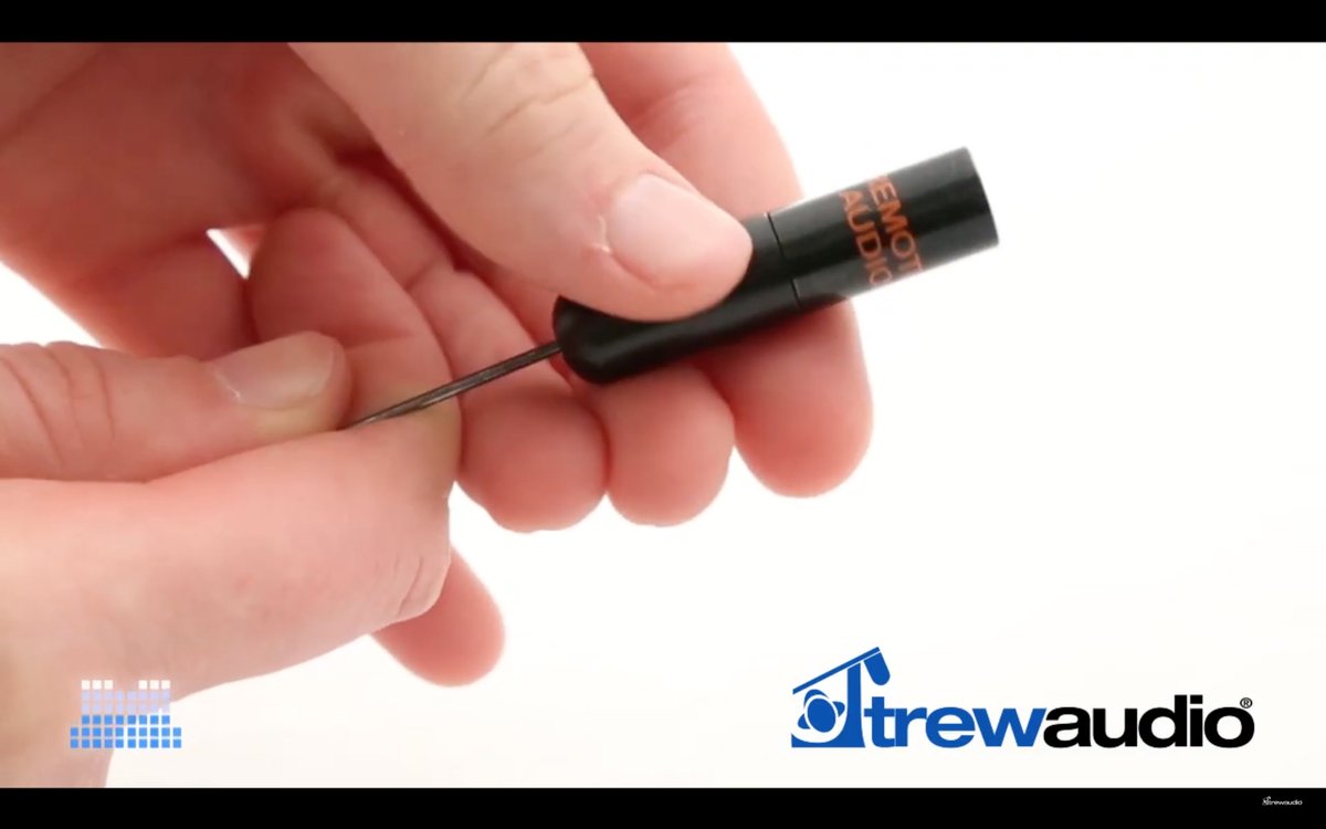 trewaudio's tweet image. Trew Audio has the Lav Snake — for wiring talent in clothing too tight for traditional lav weights. Mates with TA female connectors used w/ lav mics. Highly polished for low drag and easy routing. Safe for delicate clothing and actors! #remoteAudio
bit.ly/4a9oqOs