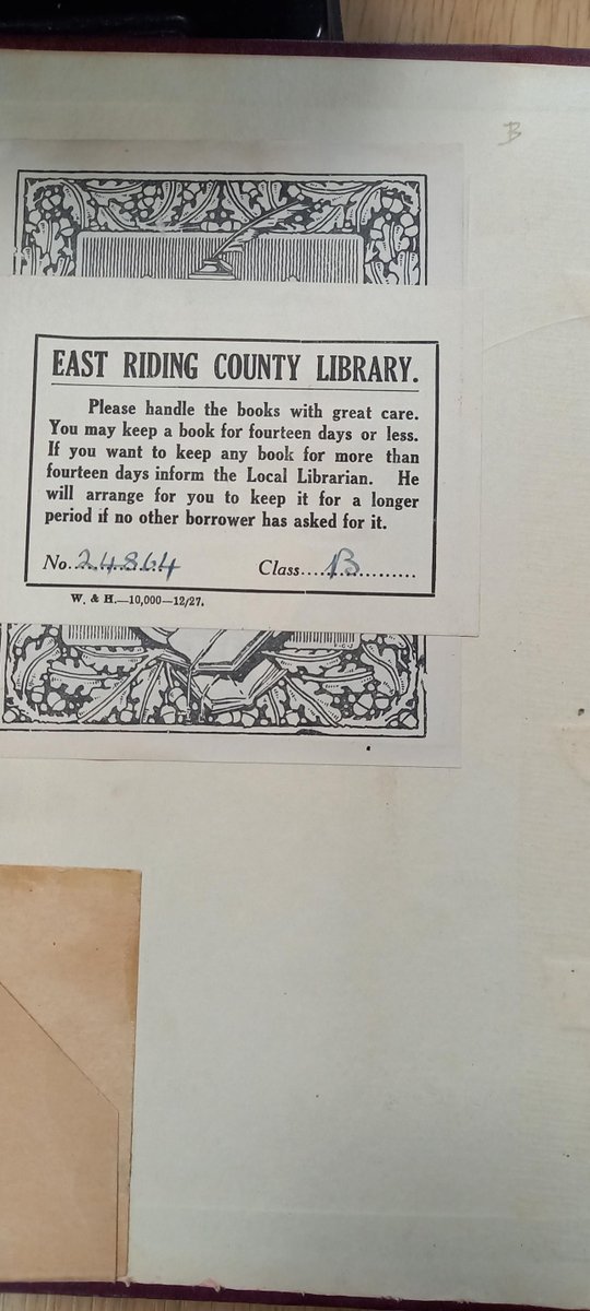 ERLibraries's tweet photo. We love that our libraries are are so sustainable but imagine our excitement when a request for this book arrived today & we saw it was first loaned in 1929 - how lovely that it is still being read a whole 95 years later!
Perhaps a record for us ☺️
#TheJoyOfLibraries #DateStamp https://t.co/pIQtGMzn2n