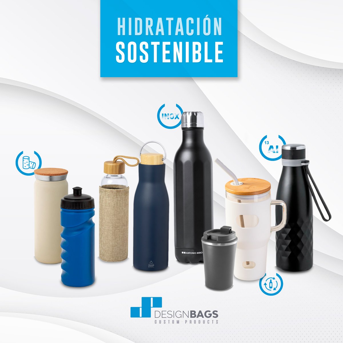 DesignBags_'s tweet photo. ¿Qué actividad toca hoy? No olvides tu complemento perfecto. Bienvenido a nuestra colección de botellas, bidones y vasos reutilizables y reciclados, donde la variedad y la calidad se fusionan 👇

https://t.co/Ikb3cQMRO7

#sostenible #termo #designbags #bidon https://t.co/XJspEOMPaL