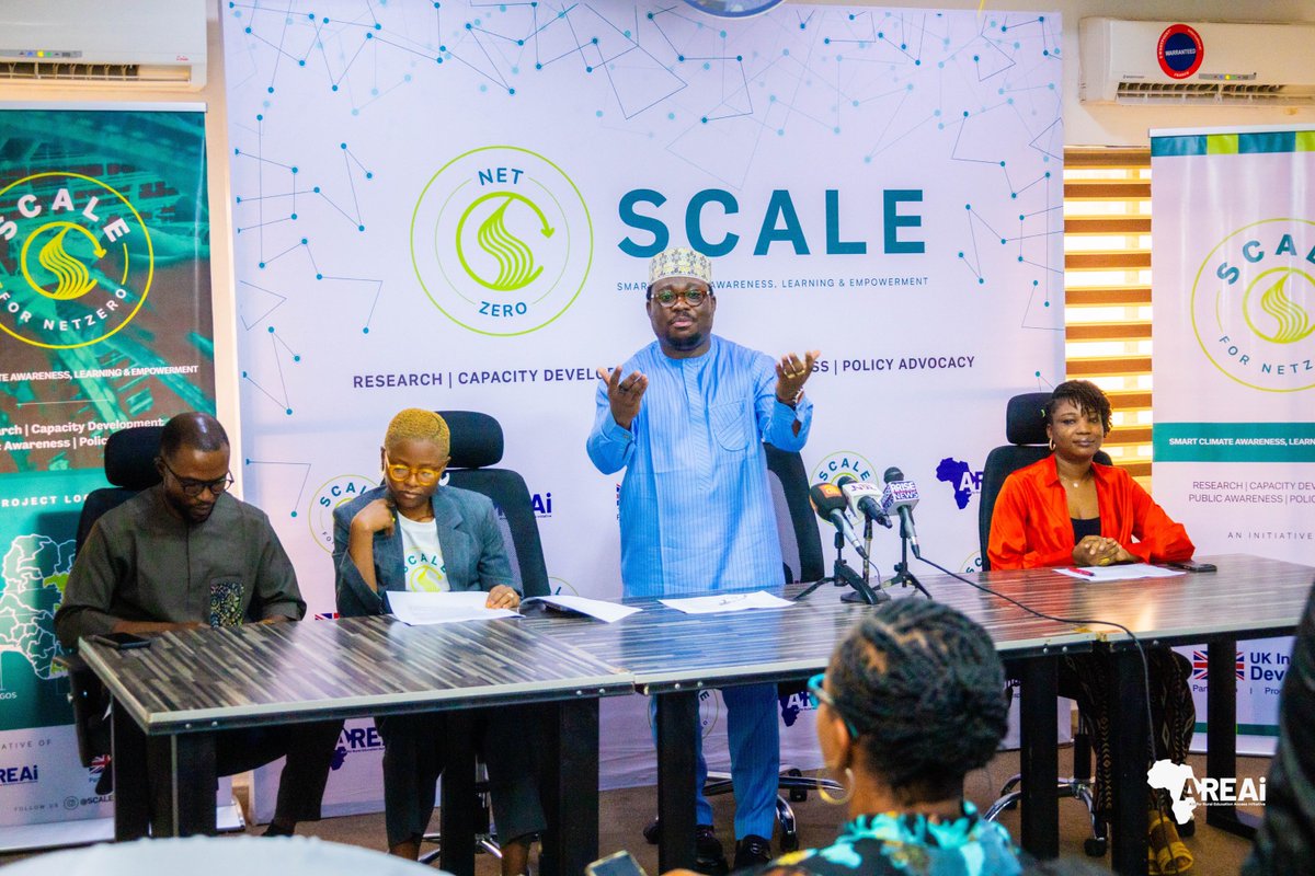 Areai4Africa's tweet photo. It seeks to align producers, consumers, and stakeholders of the technology sector with eco-consciousness, ensuring a greener, more sustainable future for Nigeria's digital landscape.
#SCALEforNetZero #AREAi #AREAi4Africa https://t.co/cZBg2LMkFR