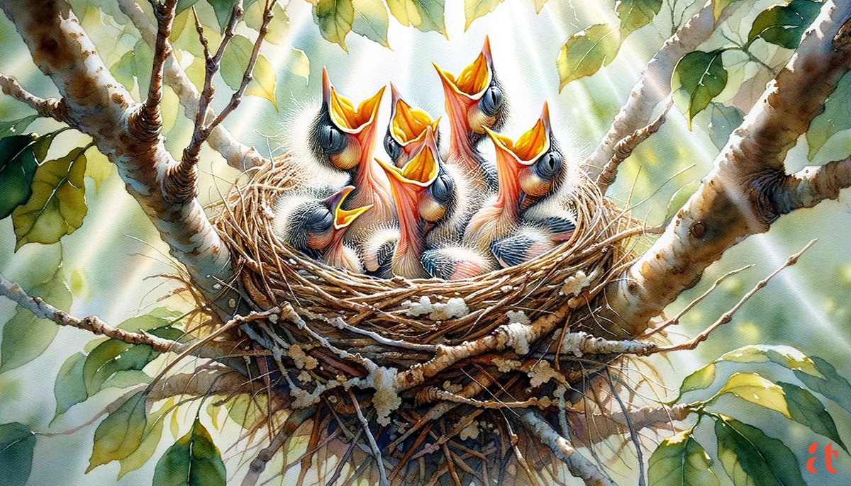 Nestling Chorus by Aravind Reddy Tarugu
#AravindReddyTaruguArt #Aravind #Reddy #Tarugu #AravindReddyTarugu #NestlingChorus #BabyBirdsArt #WatercolorNest #SpringtimeChirps #NaturePainting #BirdsInArt #WildlifeWatercolor #NestOnBranch #NewLifeStirring #ArtisticNestlings