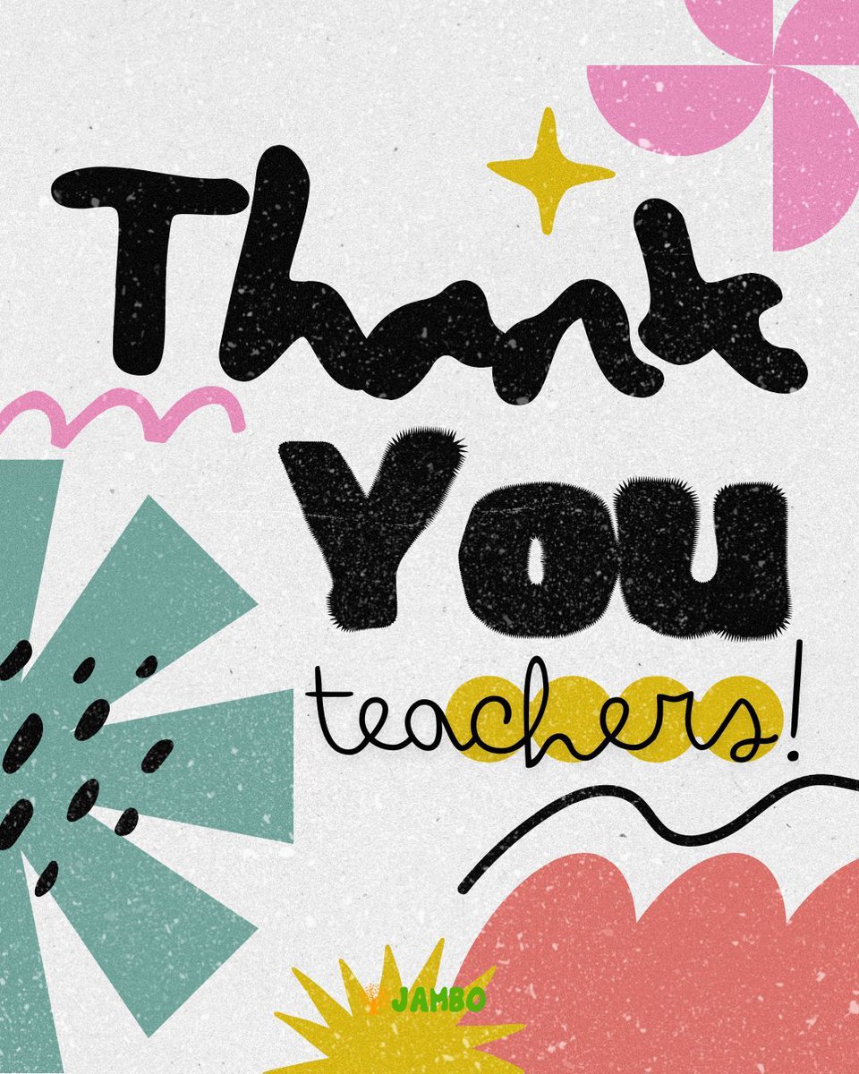 jambobooks's tweet photo. 📚✏️ Happy National Teacher Appreciation Day to all the incredible educators out there! Thank you for inspiring young minds and shaping the future generation. 💕 

Tag a teacher who has made a positive impact in your life! 📚 #TeacherAppreciationDay https://t.co/c1GpGkp6bX