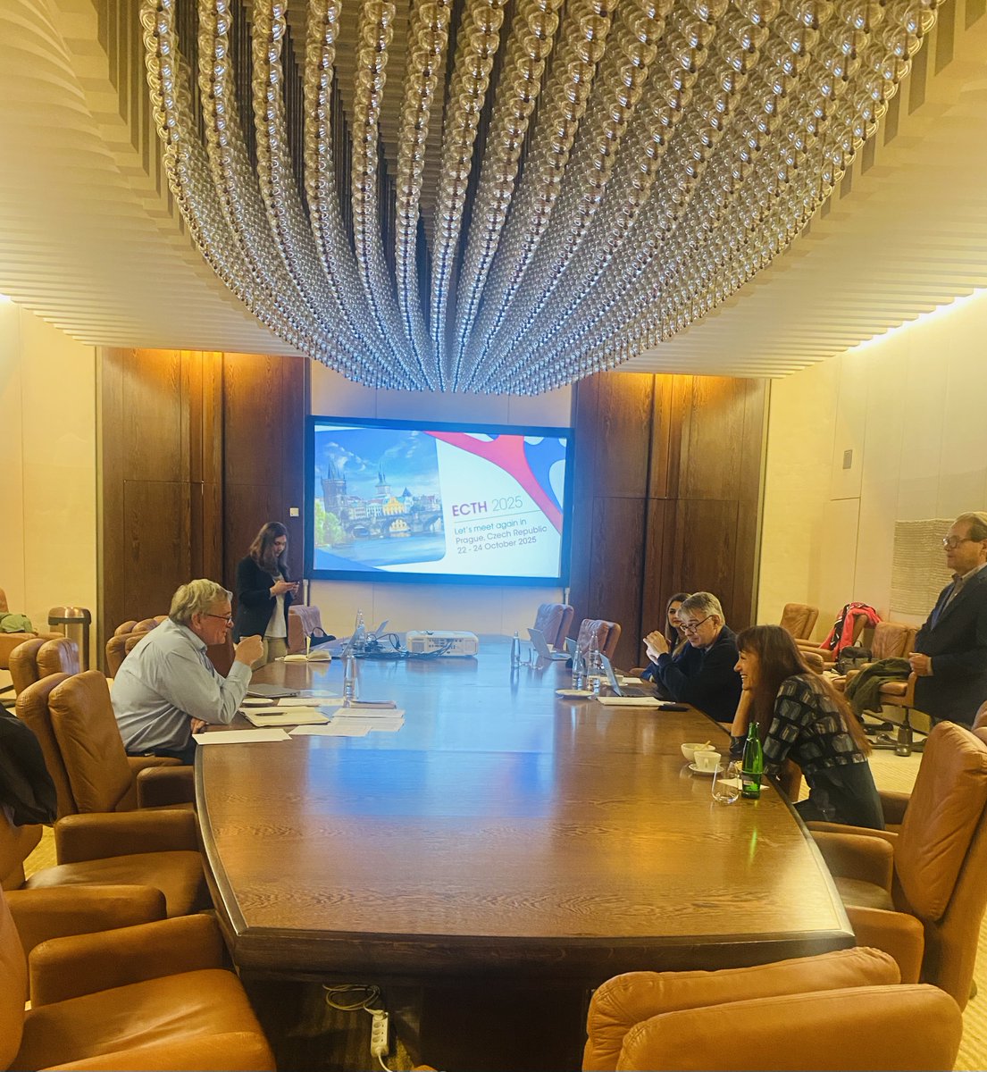 attendECTH's tweet image. As we ramp up preparations for #ECTH2025, our team has arrived in stunning Prague 🇨🇿 to conduct a venue inspection &amp;amp; to convene for a Board meeting at the Prague Congress Centre.  Stay tuned for exciting updates💡
#congress #thrombosis #haemostasis #Prague  #CzechRepublic