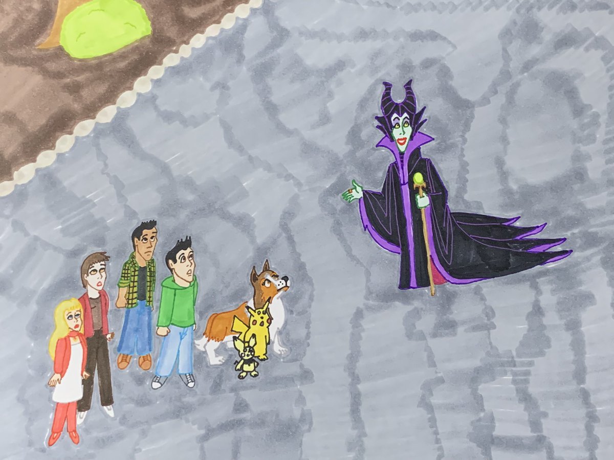 pkart14's tweet photo. Maleficent teasing Bella saying how pale she looks and too skinny in the face and how sheโs pregnant with a half monster inside her. #illustration #disney #maleficent #wendythewitch #twilightsaga #breakingdawnpart1 #alicecullen #jacobblack #pokรฉmon #pikachu #pichu #lassiethedog https://t.co/rxsUlwv495