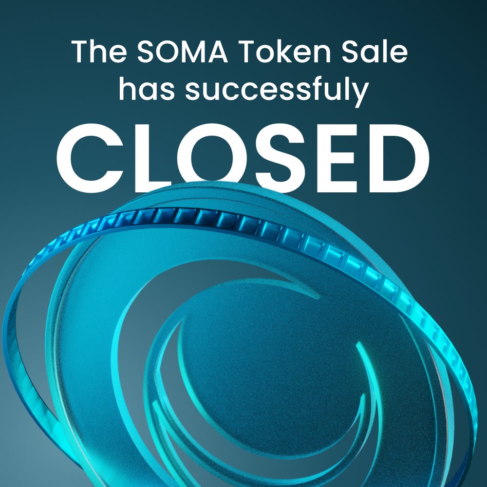 We have officially closed the Regulation CF Public Sale of the $SOMA token, making it the first successfully and compliantly issued tokenized security with participation by both US and International retail investors. We want to extend a huge thank you to everyone that