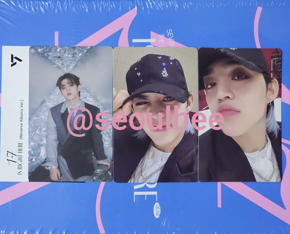 seoulhee17's tweet photo. WTS / LFB 

ONHAND Seventeen Best Album ' 17 is Right Here '

Sealed Dear Ver - ₱1,100 each
- scoups
- jeonghan
- mingyu
note: unsealed ver were already sold

Unsealed Weverse - ₱850 each
- scoups 
- wonwoo

MOP: gcash / bpi 
MOD: sdd / shipping

DM to order https://t.co/4cDsUcD4a8