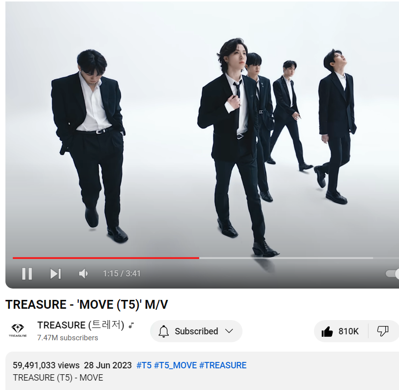TREASURE - 'MOVE (T5)' M/V youtu.be/IR8gXjm507Y?si… via @YouTube