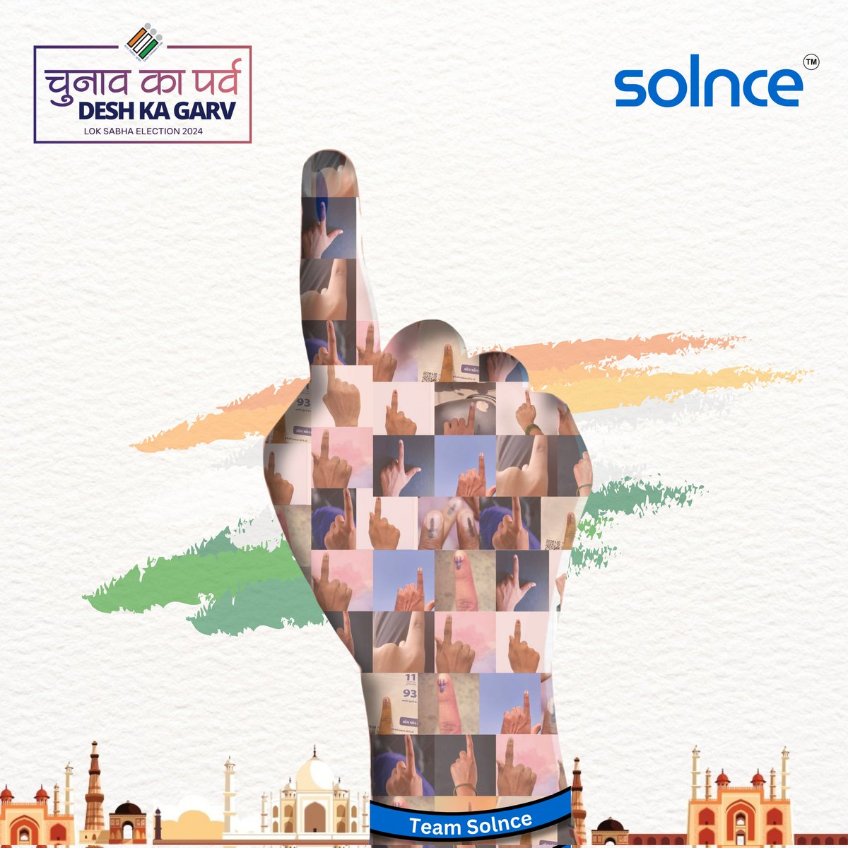 Powering the Change Together along with homes and industries ☀️ 🌟 Our team at Solnce made our voices count as we united for a brighter future #Elections2024 . . . . . #surat #news #VotingDay #Election2024 #Gujarat #solarpower #learnsomethingnew #deshkagarv #chunavkaparv #solnce