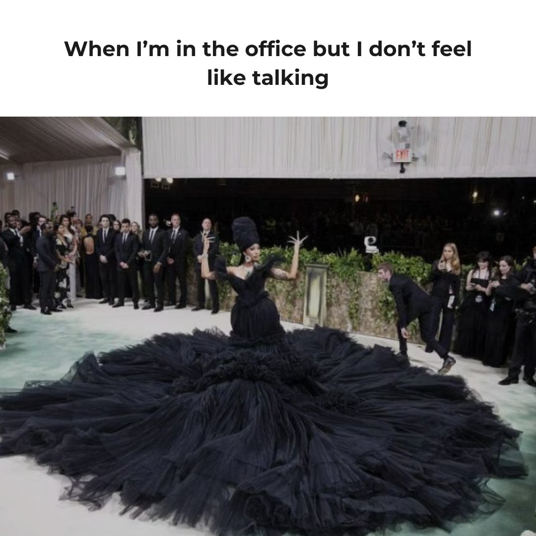 Are your #internalcomms accidently giving Cardi B at the 2024 #MetGala vibes? Businesses with good internal comms are more likely to have a lower turnover. So if you're keeping your team at arms length, then you might need Endorphin! Find out more 👉 bit.ly/47F0PVc