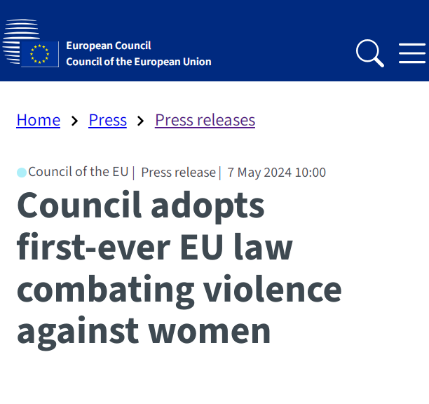 🔴 This Directive is an important step in the fight against gender-based violence. But it still fails to protect undocumented women from immigration enforcement should they report that violence. This must change. Source: consilium.europa.eu/en/press/press…