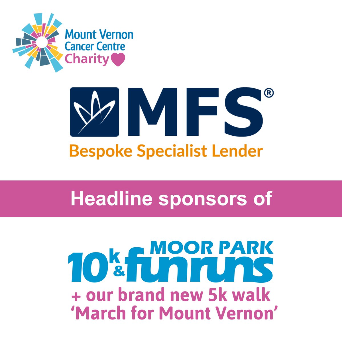 We're delighted to announce that @MFSBridging are our headline sponsors for this year's Moor Park 10k & Fun Runs 🥳 Thank you so much for your support! 💙 Sign up for this popular event at: enhhcharity.org.uk/moorpark24 🏃🏼‍♂️🏃🏼‍♀️