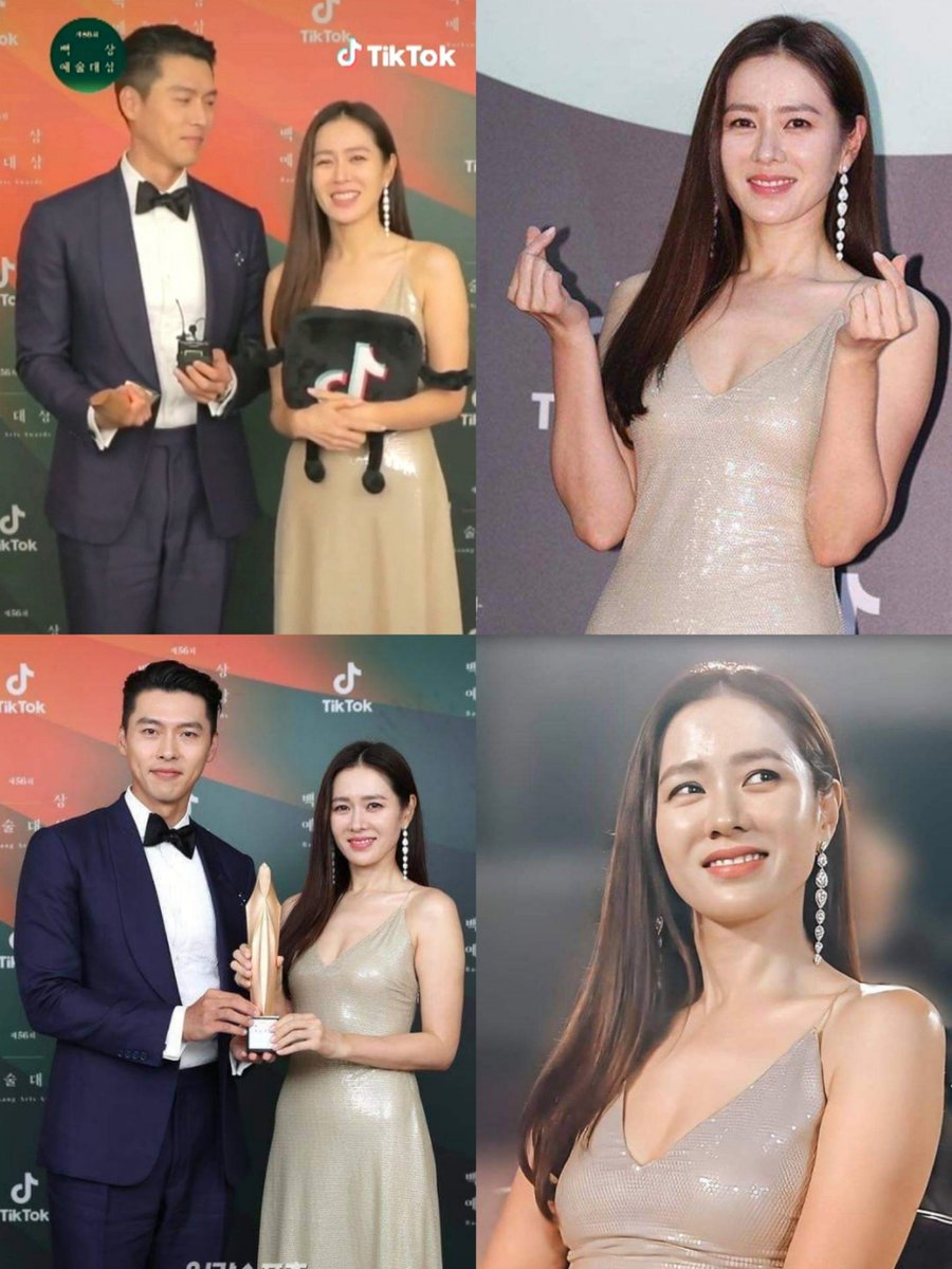 'Boucheron gave his wife a necklace representing a snake on the eve of one of his trips away. Since then, it has become a symbol of love and protection...'

Yejin wore these earrings at BAA2020, a few weeks before Hyun Bin left for Jordan 🥹❤️