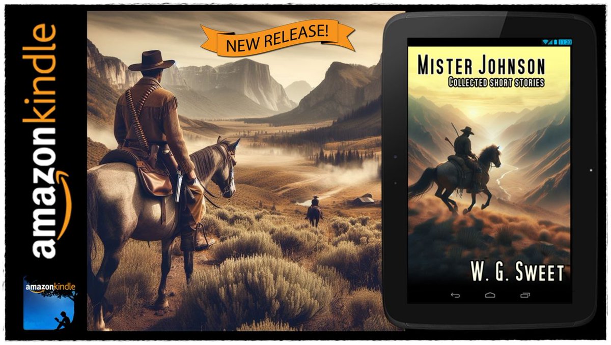 Mister Johnson: Short Stories W. G. Sweet #KindleUnlimited This is a new collection of short stories. They include, #Western (The title story), #apocalyptic #horror #scifi #drama and more. Six stories total... US: 1l.ink/2M6TBV3 UK: 1l.ink/6TLJ6RH