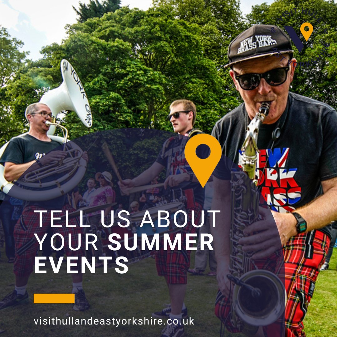 🎉 Got exciting summer events lined up? We want to hear from you! 🎉 Calling all businesses in Hull & East Yorkshire! Share your summer events with us to attract tourists and promote your business to a wider audience! Let's make this summer unforgettable! 🌞