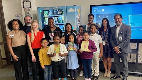 Hector (@_hectormartinez) on Twitter photo Thank you to Atmos Energy and the Dallas Education Foundation for donating a book vending machine to Runyon Elementary. <a href="/DallasISDSupt/">Dr. Stephanie S. Elizalde</a> <a href="/LauraRubioGarza/">Laura Garza</a> <a href="/Steps2Samuell/">@Steps2Samuell</a> <a href="/dallasschools/">Dallas ISD</a> Thank you to Atmos Energy and the Dallas Education Foundation for donating a book vending machine to Runyon Elementary. <a href="/DallasISDSupt/">Dr. Stephanie S. Elizalde</a> <a href="/LauraRubioGarza/">Laura Garza</a> <a href="/Steps2Samuell/">@Steps2Samuell</a> <a href="/dallasschools/">Dallas ISD</a>