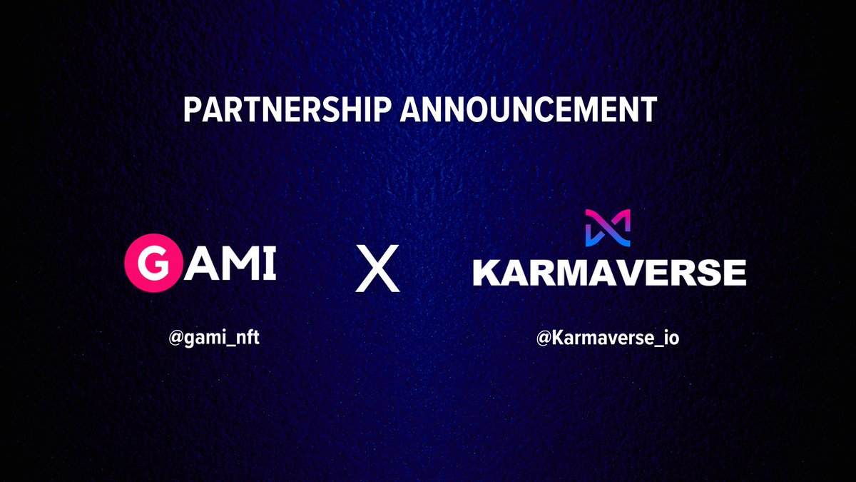 🌟 Big news alert! 🚀 We're thrilled to announce our exciting partnership with @Karmaverse_io! 🤝 Stay tuned as we unveil further details about this exciting collaboration. 🔍✨ Get ready for a whole new level of gaming experience! 🎮💫 #PartnershipAnnouncement #Play2Earn 🚀