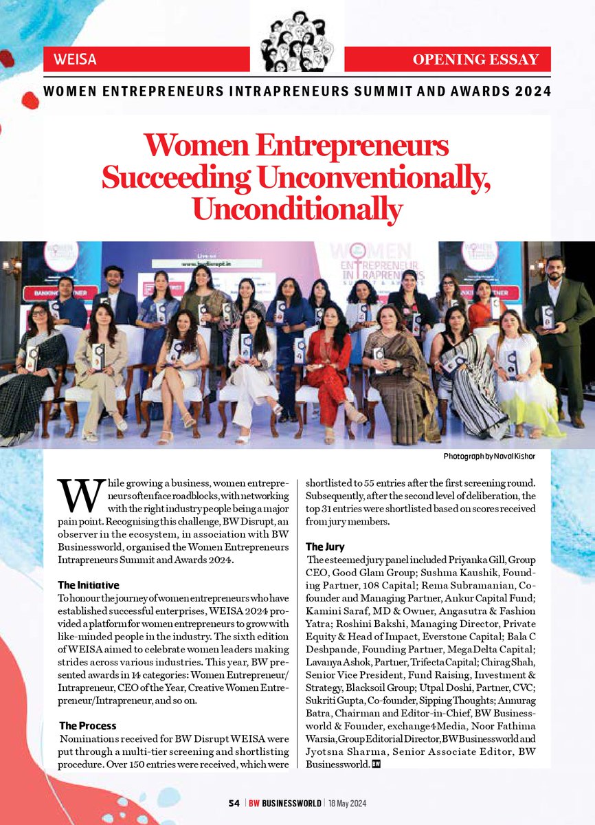 The status of women in the #startup ecosystem, no doubt, has been improving. However, women-led #startups secured over USD 480 million in 2023, an 80 per cent decline from the previous year's USD 2.4 billion
Read More: bwdisrupt.com/article/WEISA-…
#WomenEntrepreneurs #StartupEcosystem