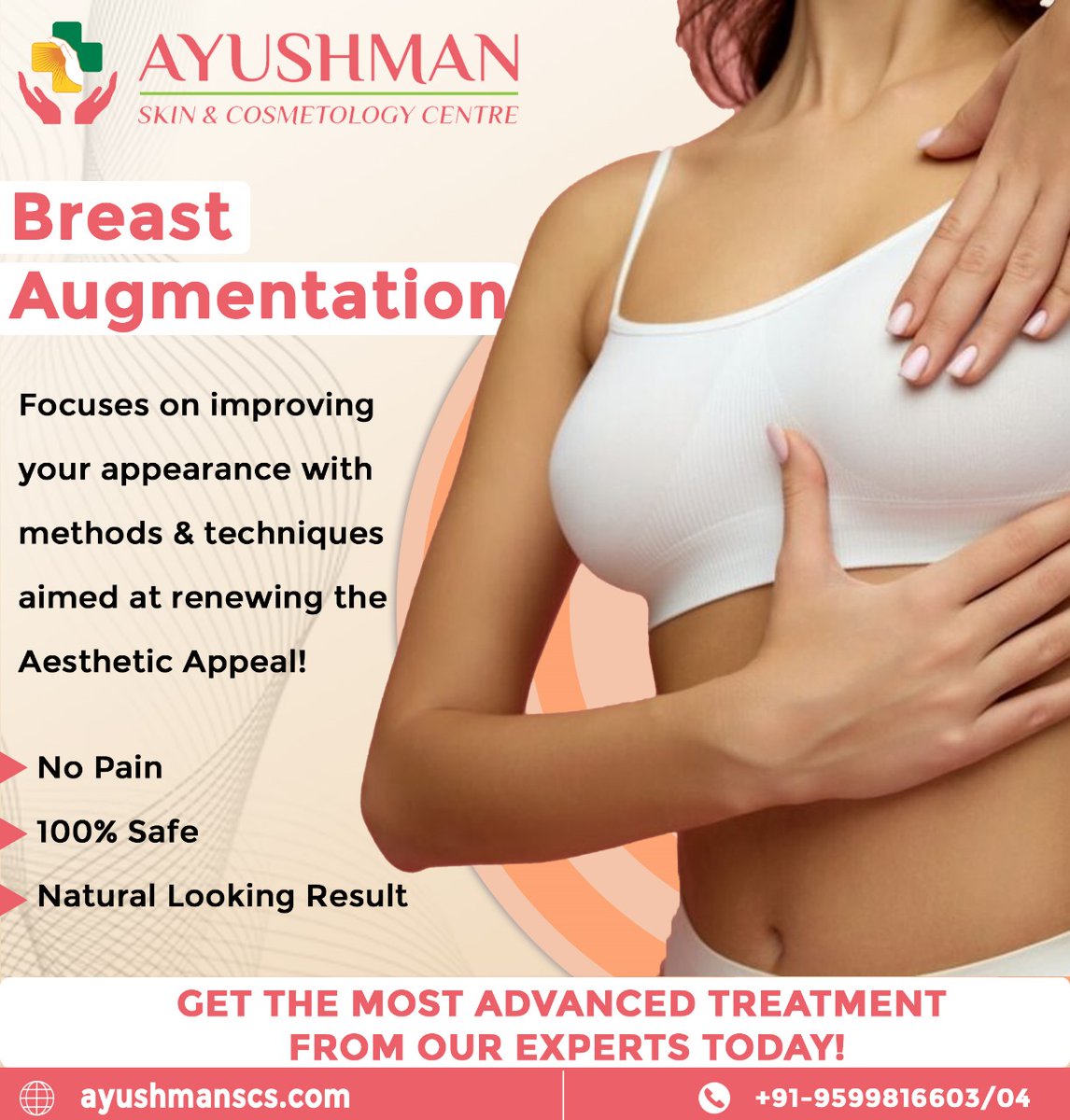 Every body is beautiful. ✨ 

Breast augmentation is a personal choice to enhance what you already have. 

We can help you achieve a look you love. 
.
.
.
Visit- ayushmanscs.com
#breast #augmentation #breastimplant  #breastenlargement #breastenhancement #esthetician