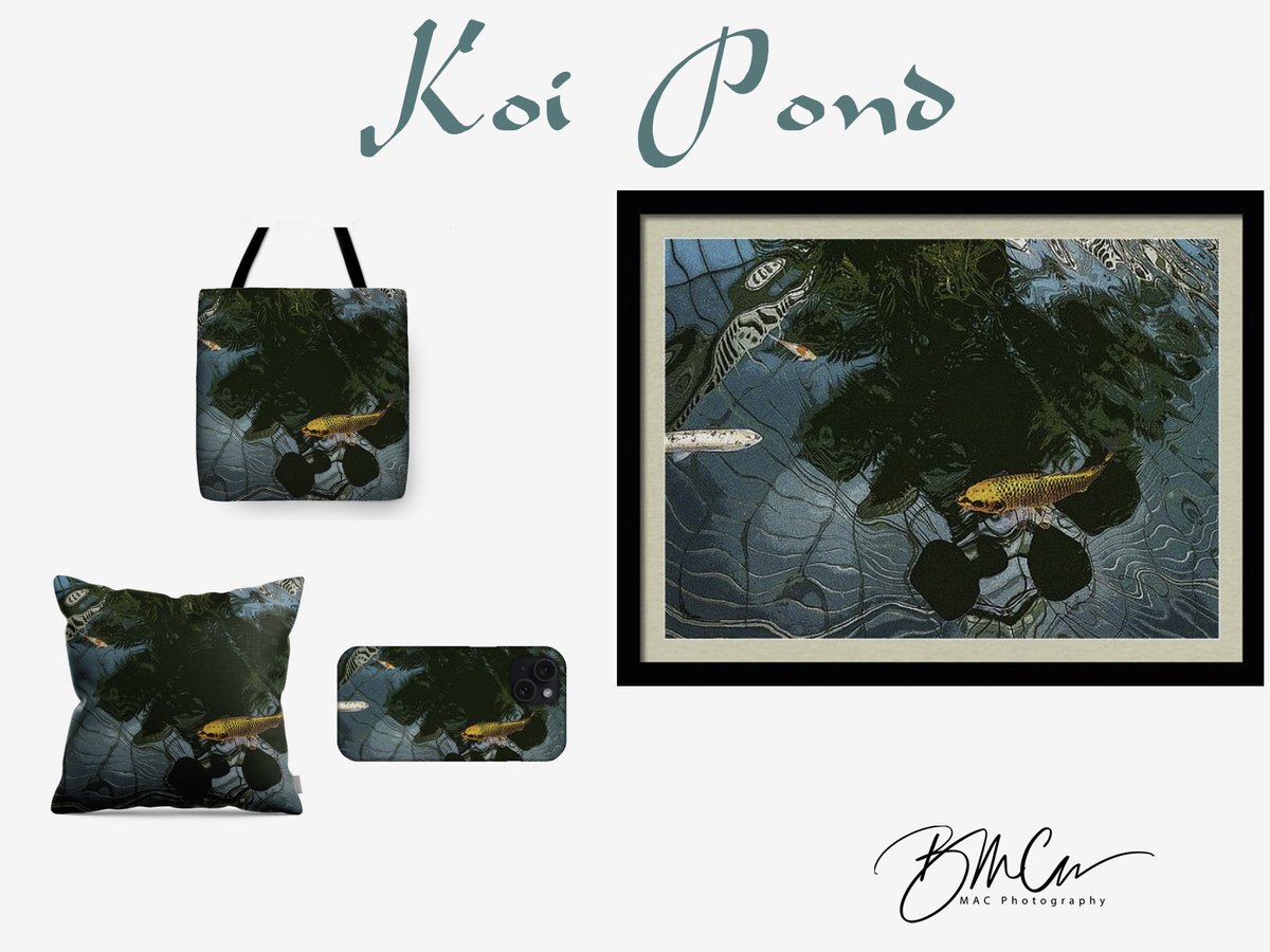 Koi Pond is available here --> robert-mccormac.pixels.com #Koi #KoiPond #fish #serenity #macphotographynj #bobmac27