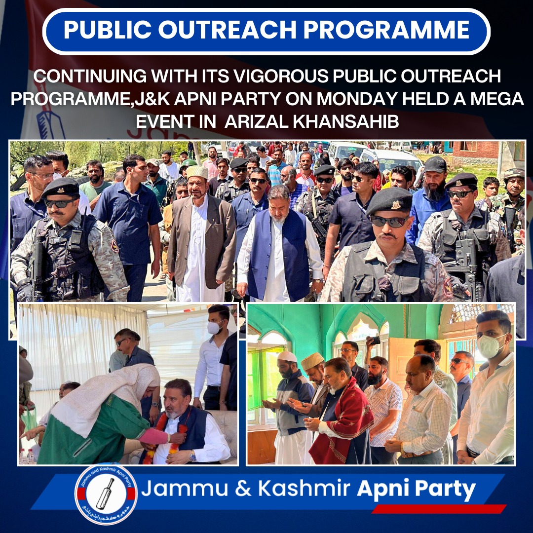 Apnipartyonline's tweet image. Glimpses of J&K Apni Party Road Show Carried Out Along The Streets of Arizal in Khan Sahib Budgam
#apniparty #sachkisiyasat #apnipartyapnabharosa