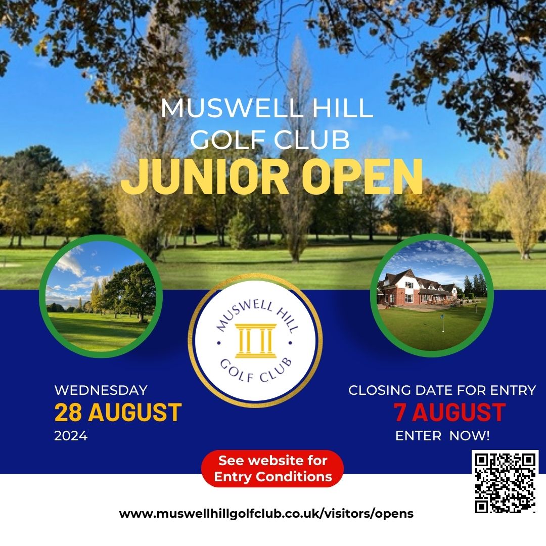 Lots of opportunities this Summer to take part in one of our Muswell Hill Opens.

Come and enjoy one of the best courses in North London, with Prizes, great food and excellent hospitality

See our Opens section of the website ⬇️

muswellhillgolfclub.co.uk/visitors/opens/

#wherewouldyouratherbe