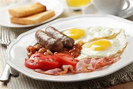 My next-door neighbour will be 101 years young in August. Talking to her nurse this morning.. the answer to long life..? she has a full fry-up every morning.
Two pieces of  bacon, a sausage, a fried egg, beans and tomato and HP sauce.
Thats me sold!