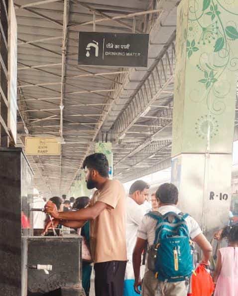 Arrangements made for the convenience of passengers to provide them access to clean drinking water at the station premises during this ongoing summer rush.

#SummerSpecial