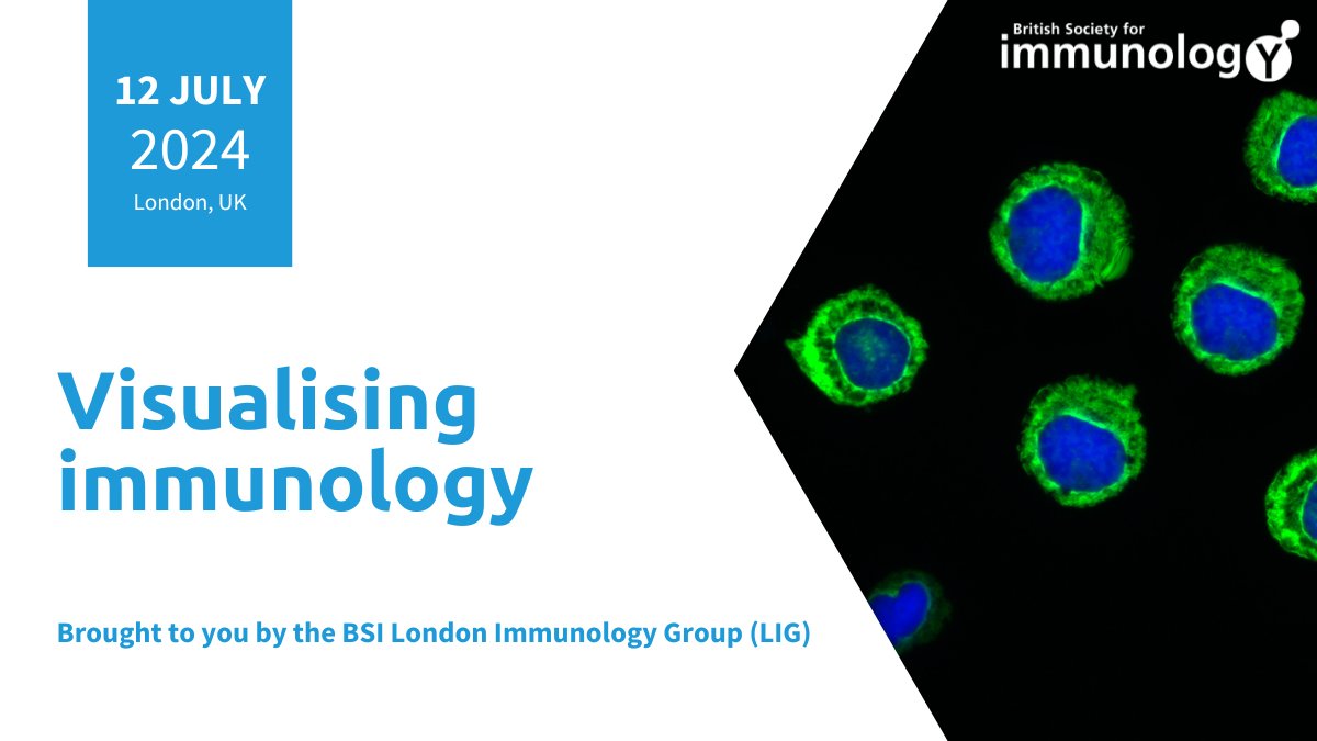 Have you explored the full programme for @London_immuno's #VisualisingImmuno24?🌠 There will be excellent speakers & opportunities to discuss your work with fellow #immunologists from a variety of career stages 🤝 Find out more & submit your abstract 👉bit.ly/3vCUHiu