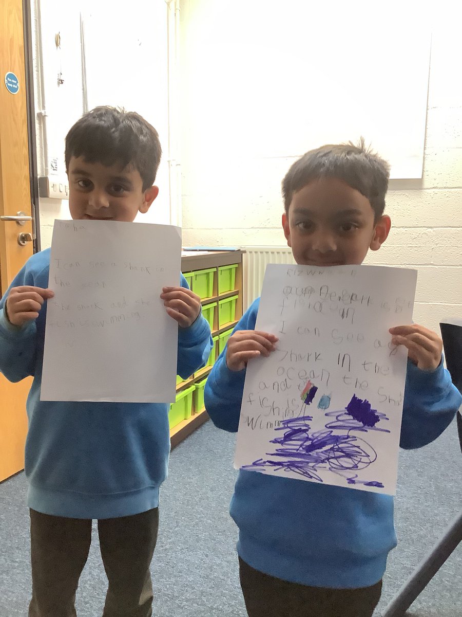 Amazing writing in EYFS - you have been working hard! ⭐️👏