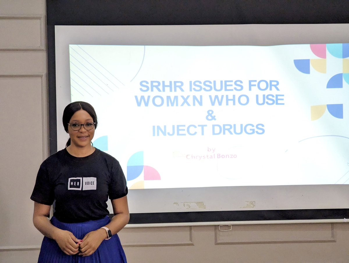With @CivilDrug , I conducted a training on #SRHR issues for women in their diversity who use & inject drugs. The goal of my training was to address the unique #SRHR challenges that women who use & inject drugs face & to emphasize on the importance of accessing #SRHR services.