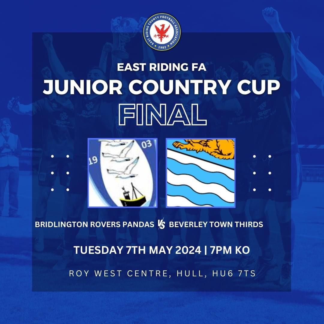 Our successful, title-winning @bevtown3rd are going for more glory tonight in the Country Cup final. They would love your support this evening, It’s at Roy West Centre on Inglemire Lane as a neutral venue. Good luck to the lads! @NonLeagueFix #groundhopping