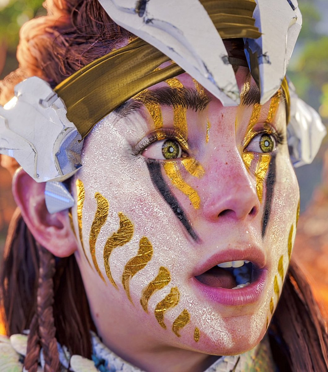 The Spectre face paints are stunning 😍📸

#Aloy #HorizonForbiddenWest #BeyondTheHorizon #WIGVP #VirtualPhotography #PS5Share #VPGamers  #Tenakth #VGPSociety #VGPNetwork