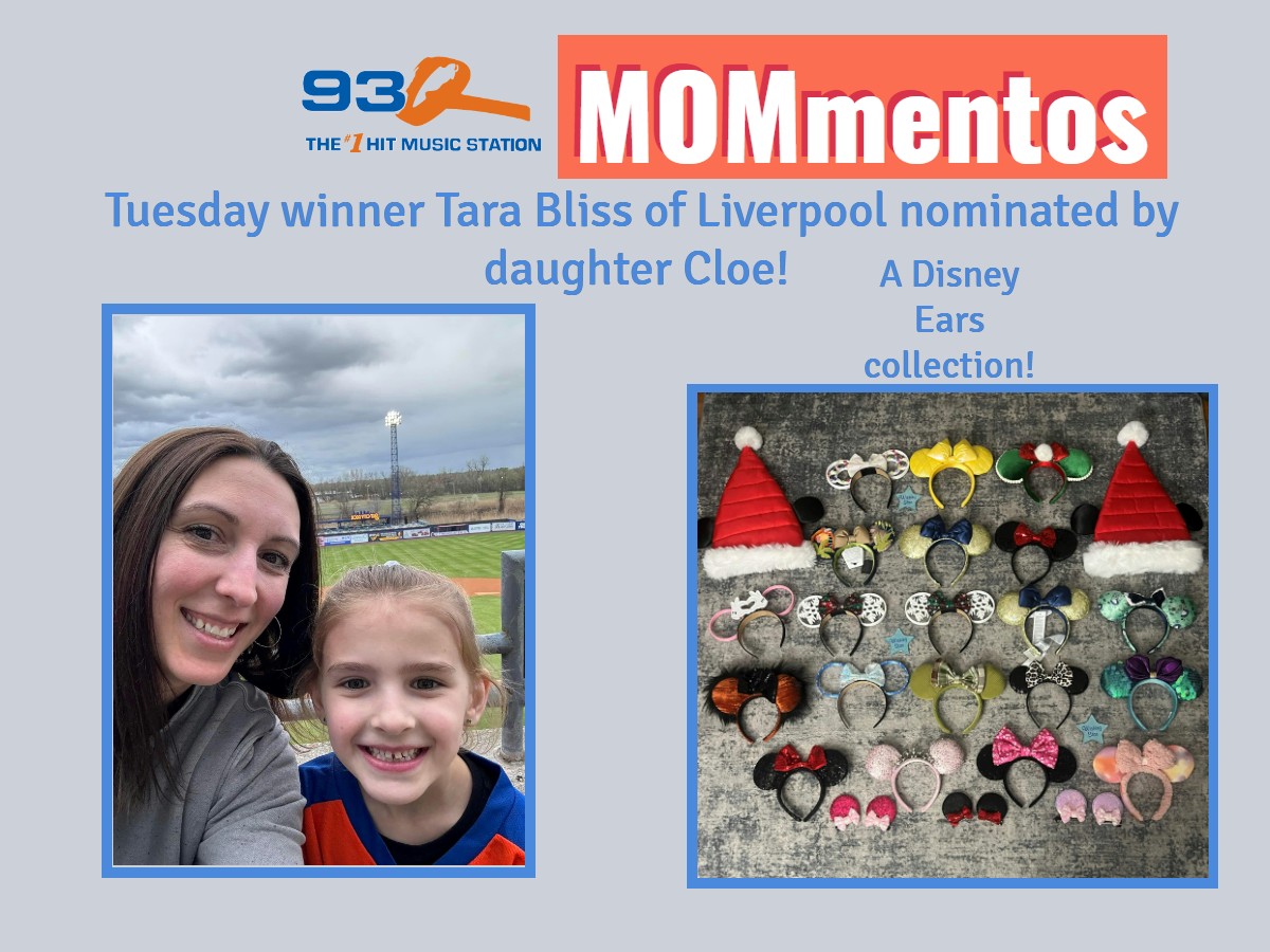 Congratulations to our @93QSyracuse Tuesday winner of our MOMmentos contest sponsored by Henry Wilson Jewelers, Stanley Law Offices, Kinney Drugs, Syracuse Food Truck Association and The Floral Gardens!