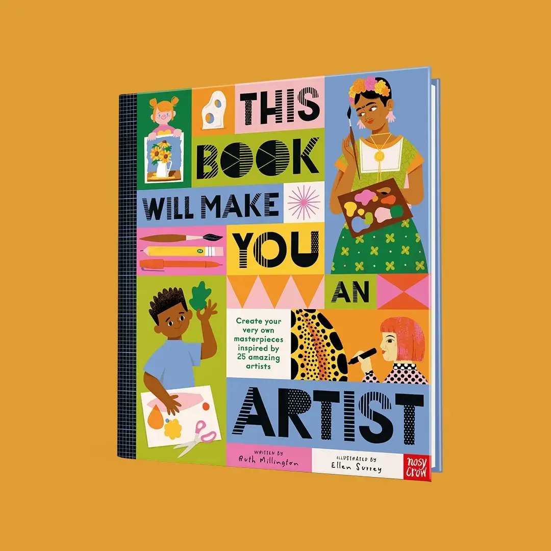 I've just heard 'This Book Will Make You An Artist' @NosyCrow will be published in the Netherlands! 🇳🇱