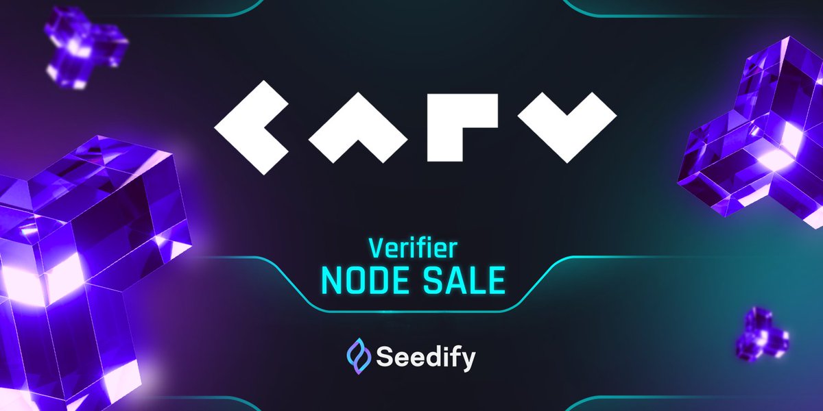 Nodes are hot 🔥 And you can get some for yourself on the upcoming @carv_official verifier node sale. Let’s take a closer look at the project: 🔸Active user base of +1M of monthly, from a total of +2.5M registered 🔸Deployed on +40 chains, ranking #1 on Ronin, zkSync, and…