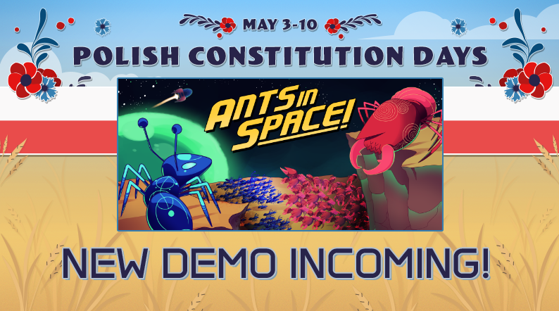 MezumoGames's tweet photo. Thanks to Acram Digital and CD Action we're albe to present our new demo on #PolishConstitutionDays

#GameDev  #IndieGame #VideoGame #Polska #Polish https://t.co/cBdB0Fsi4I