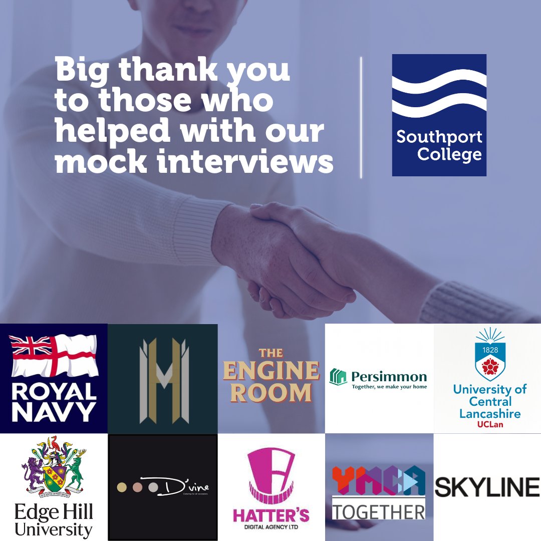 southportcoll's tweet image. We want to extend a huge thank you to local businesses and universities who helped with our mock interviews. 👏
There have been some incredible outcomes for our students, including interviews and CV applications being sent off. What a success!
#mockinterview #CreatingCareers