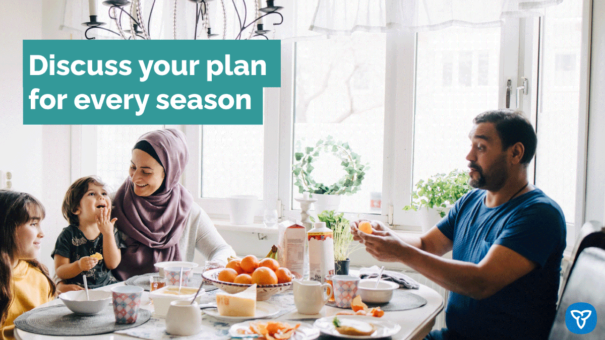 Make emergency preparedness part of everyday life. Talk to your household often about how the weather, seasonal changes or upcoming events might impact your emergency plans. #EPWeek2024 #Plan4EverySeason #PreparedON