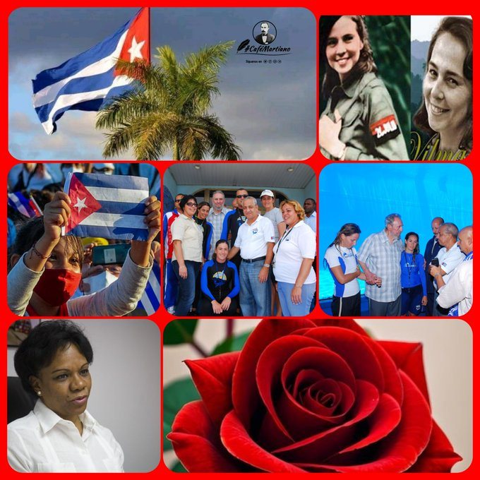 @cafemartiano @DiazCanelB @DrRobertoMOjeda @InesMChapman @TeresaBoue @EVilluendasC @IzquierdaUnid15 @agnes_becerra @mimovilespatria @DeZurdaTeam_ @ValoresTeam1 Buenos días 🇨🇺 #CaféMartiano 'La Revolución tiene en la mujeres un verdadero ejército, una impresionante fuerza política. Y por eso decimos que la Revolución es sencillamente invencible'. Fidel #CubaEsAmor