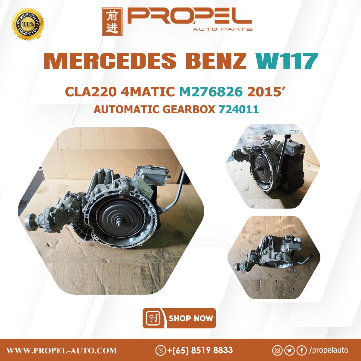 Mercedes W117 CLA 724011 Automatic Transmission Gearbox available #ForSale Ping us & Replace your Noisy Gearbox🧐🛒 #W117 #CLA180 #CLA220 #CLA200 #Gearbox #Useditem #GenuineParts #LowMileageGearbox #Imported #PremiumQuality #SG #PropelAuto #MercedesBenz #Automatic #Ping #Now