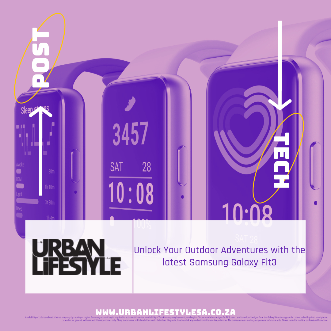 The @SamsungMobileSA Galaxy Fit3 has emerged as a beacon for outdoor enthusiasts, boasting a powerhouse battery that keeps pace with your adventures. Visit #UrbanLifestyle with the link below to find out more. urbanlifestylesa.co.za/2024/05/07/unl…