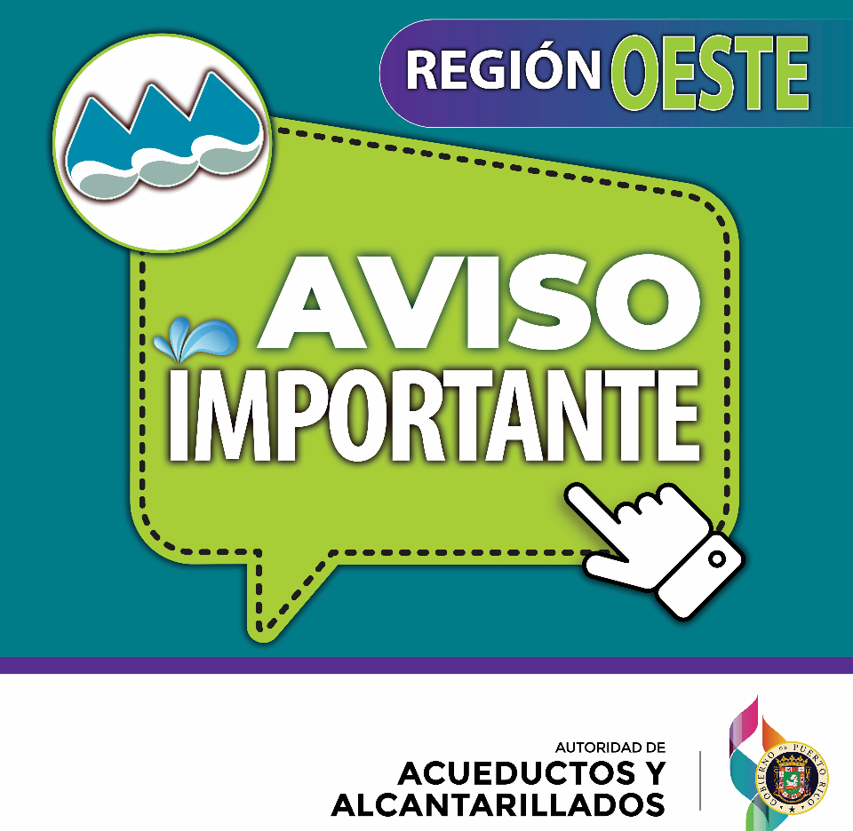 [Aviso] Las plantas de filtros Pozas, Cordillera, Lares Urbano y Lares Espino reanudaron operación luego de evento de turbidez por las lluvias registradas. Se estabiliza el servicio de agua potable en zonas de Ciales, Lares, Las Marías, Maricao y San Sebastián.