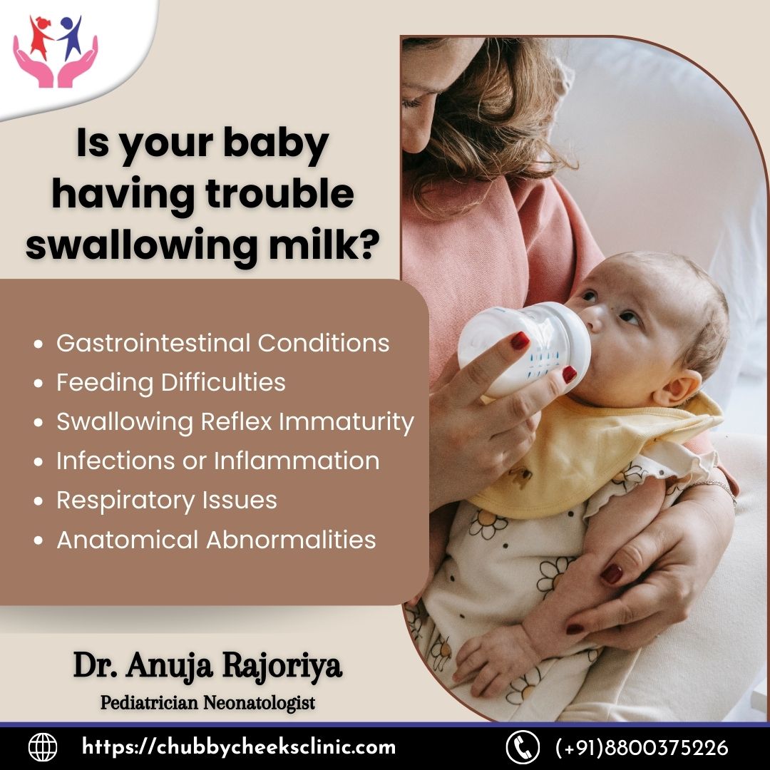 𝑰𝒔 𝒚𝒐𝒖𝒓 𝒃𝒂𝒃𝒚 𝒉𝒂𝒗𝒊𝒏𝒈 𝒕𝒓𝒐𝒖𝒃𝒍𝒆 𝒔𝒘𝒂𝒍𝒍𝒐𝒘𝒊𝒏𝒈 𝒎𝒊𝒍𝒌?
-
👩🏻‍⚕️ Consult Dr. Anuja Rajoriya, Best Pediatricians In Noida Extension
.
📲 Call for appointment (+91)8800375226
.
#Chubbycheekskidsclinic #DrAnujaRajoriya #babydigestive #mouthulcerssuck #mouth